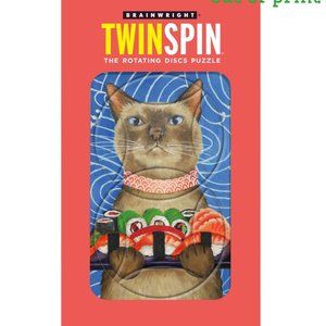 Twin Spin - Sushi Cat The Rotating Discs Puzzle NIB